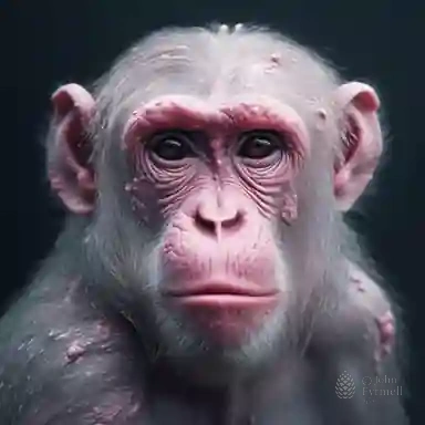 Soulful Gaze of the Primate