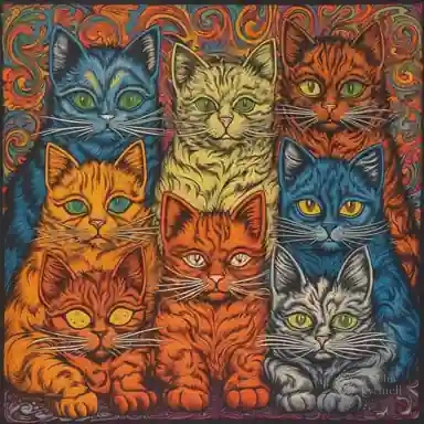 Prismatic Feline Majesty