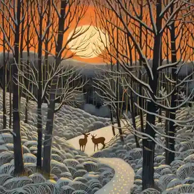 Whispers of Winter Solitude