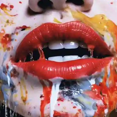 Crimson Veil of Elegance