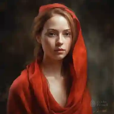 Ethereal Crimson Veil