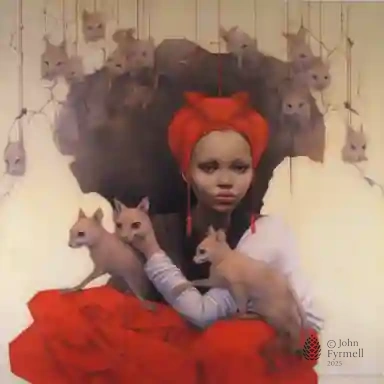 Crimson Veil of Whispers