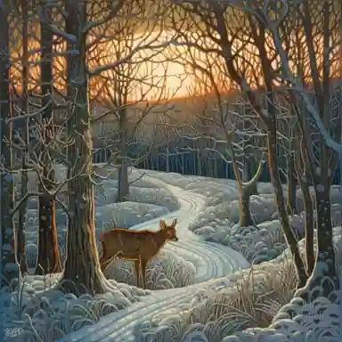 Whispers of Winter Solitude