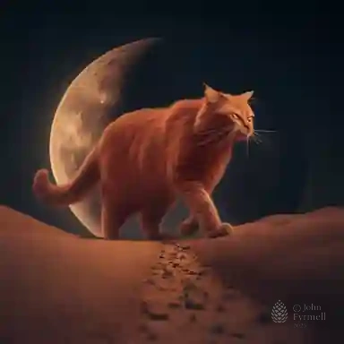 Luna's Solitary Vigil