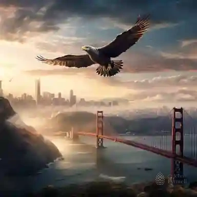 Eagle's Golden Ascent