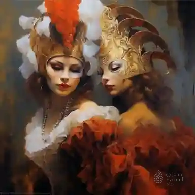 Crimson Veil of Elegance