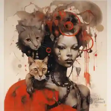 Crimson Veil of Elegance