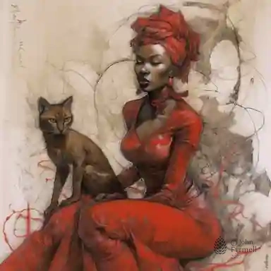 Red Veil and Feline Solitude