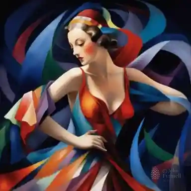 Crimson Vortex Dance