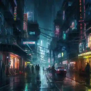 Rainy Metropolis Dreams