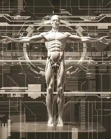 Cybernetic Vitruvian