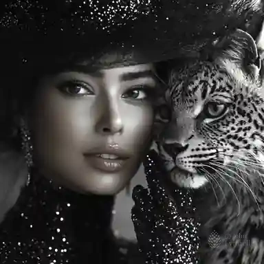 Moonlit Panther's Kiss