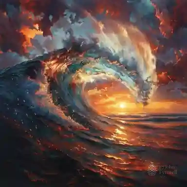 Fiery Ocean's Fury