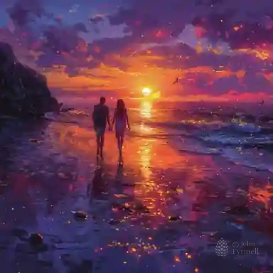 Eternal Sunset Stroll