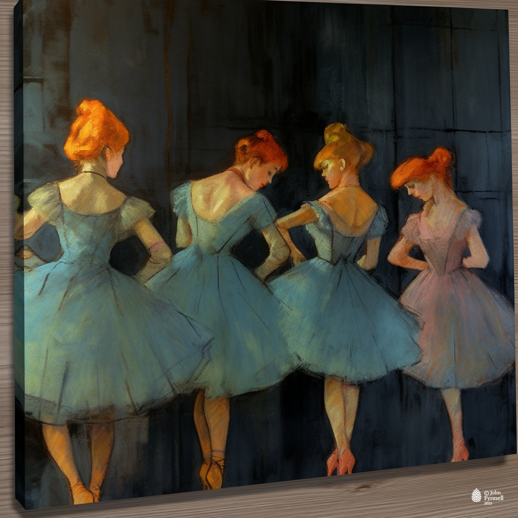 Dancers' Serene Repose