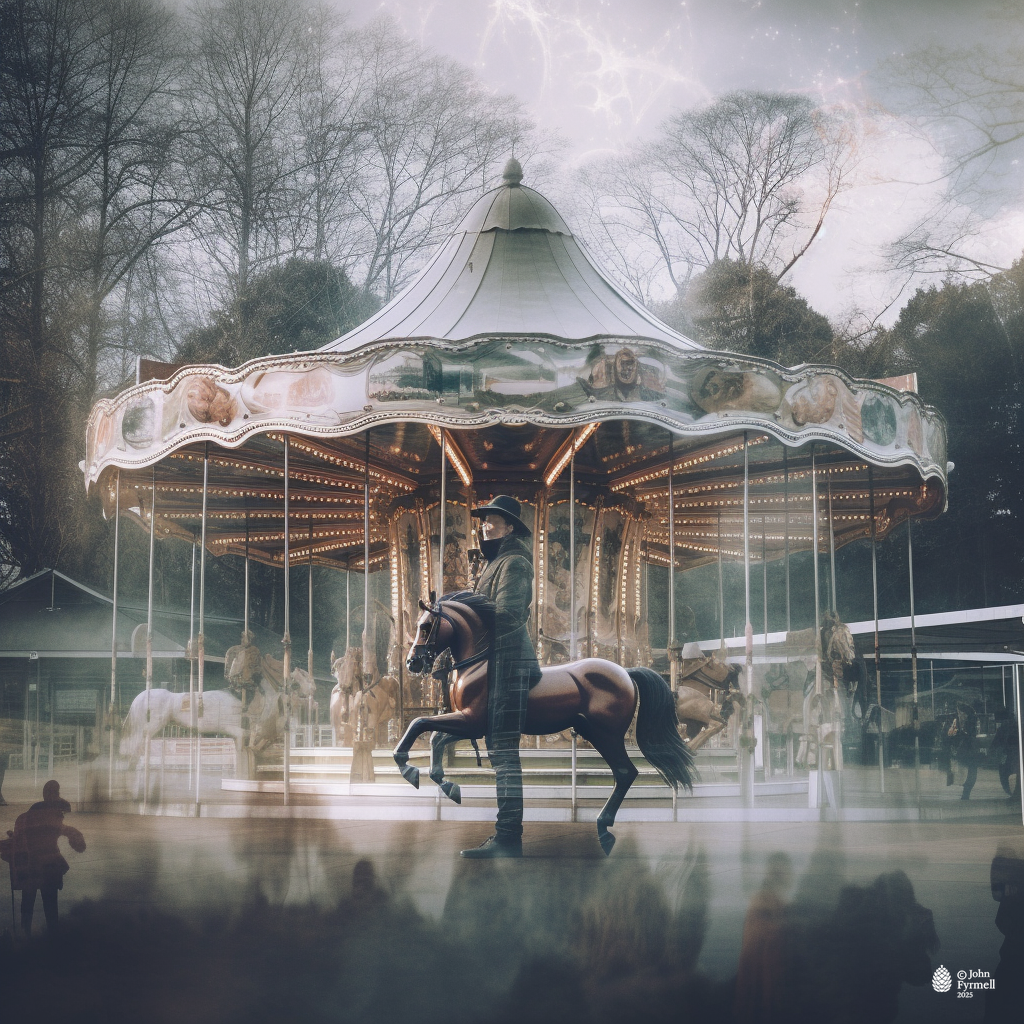 Ethereal Carousel Rider