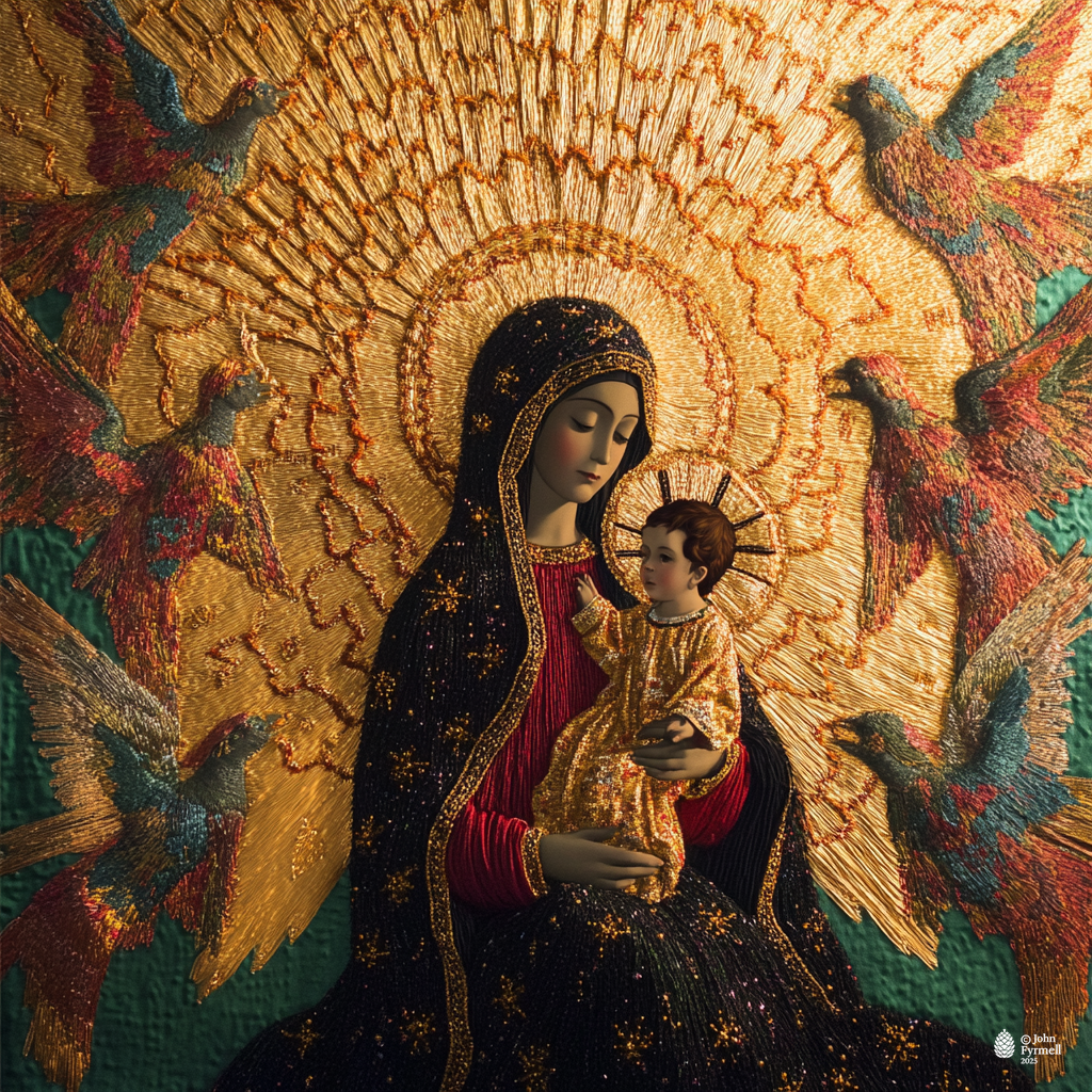 Divine Embroidered Grace