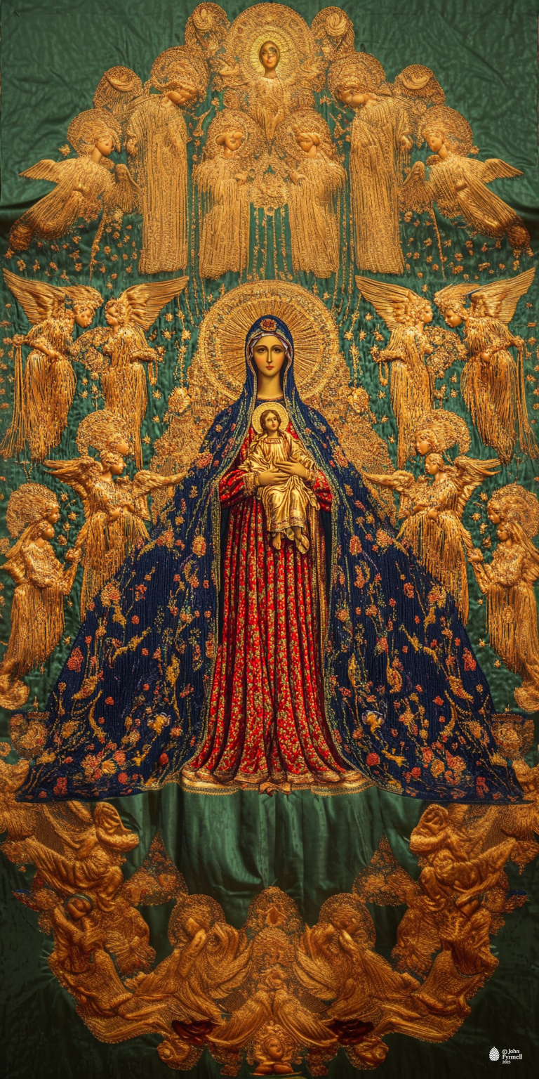 Divine Embroidered Grace