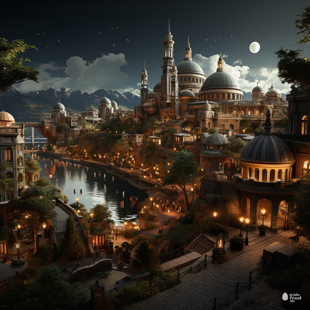 Moonlit Citadel Dreams