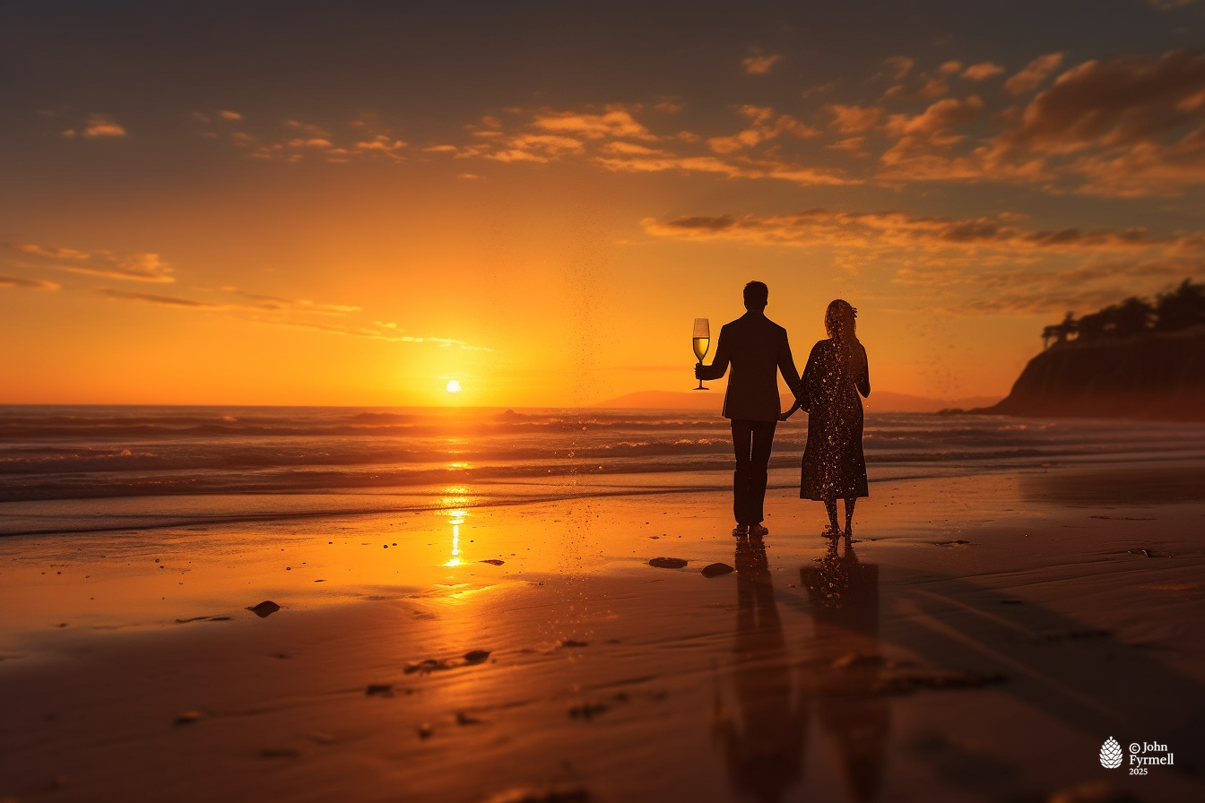 Eternal Sunset Embrace