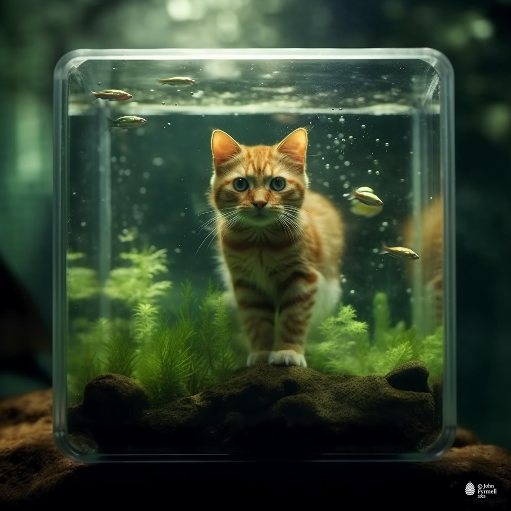 Feline Aquatic Odyssey