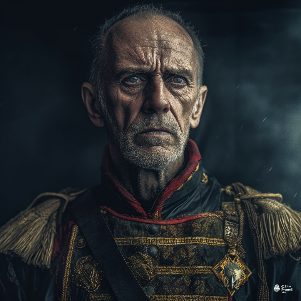 Warrior's Enduring Gaze