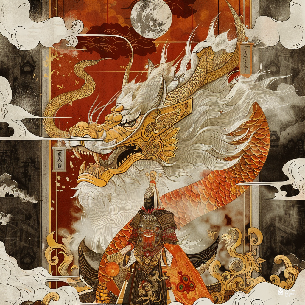 Moonlit Dragon's Vigil