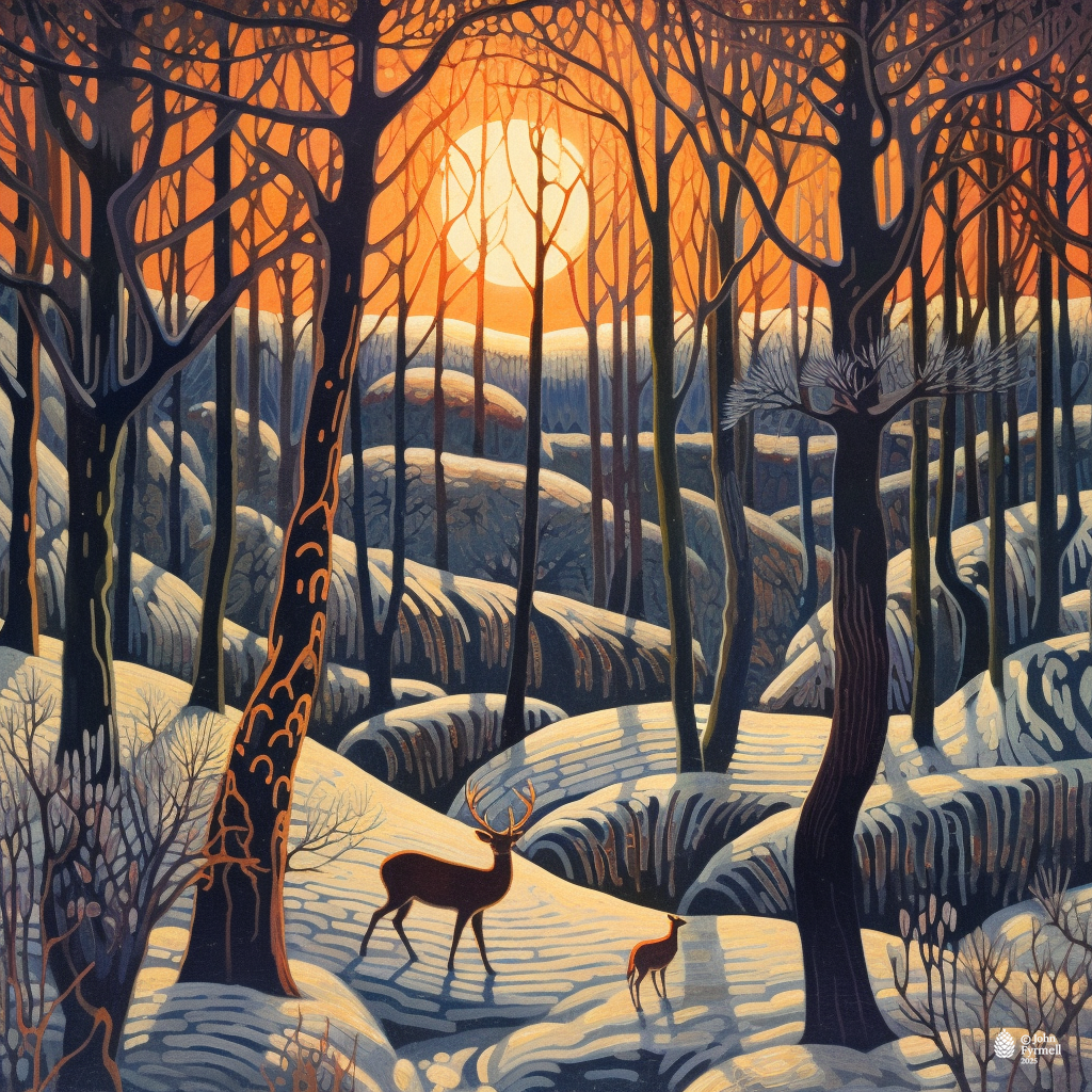 Moonlit Winter Solace