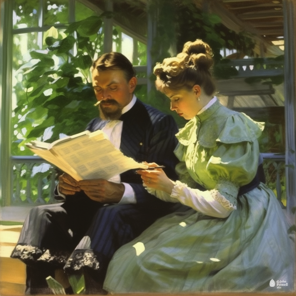 Tranquil Literary Moment